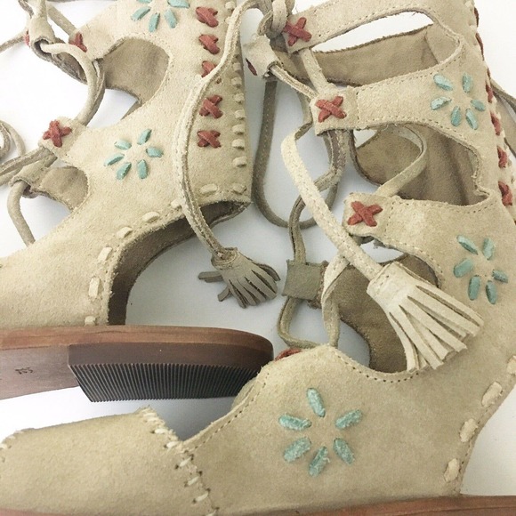 New Musse & Cloud Lace Up Size 6 Gladiator Sandals - Picture 4 of 12